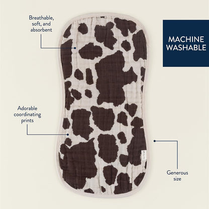Itzy Ritzy baby care accessories cow print collection