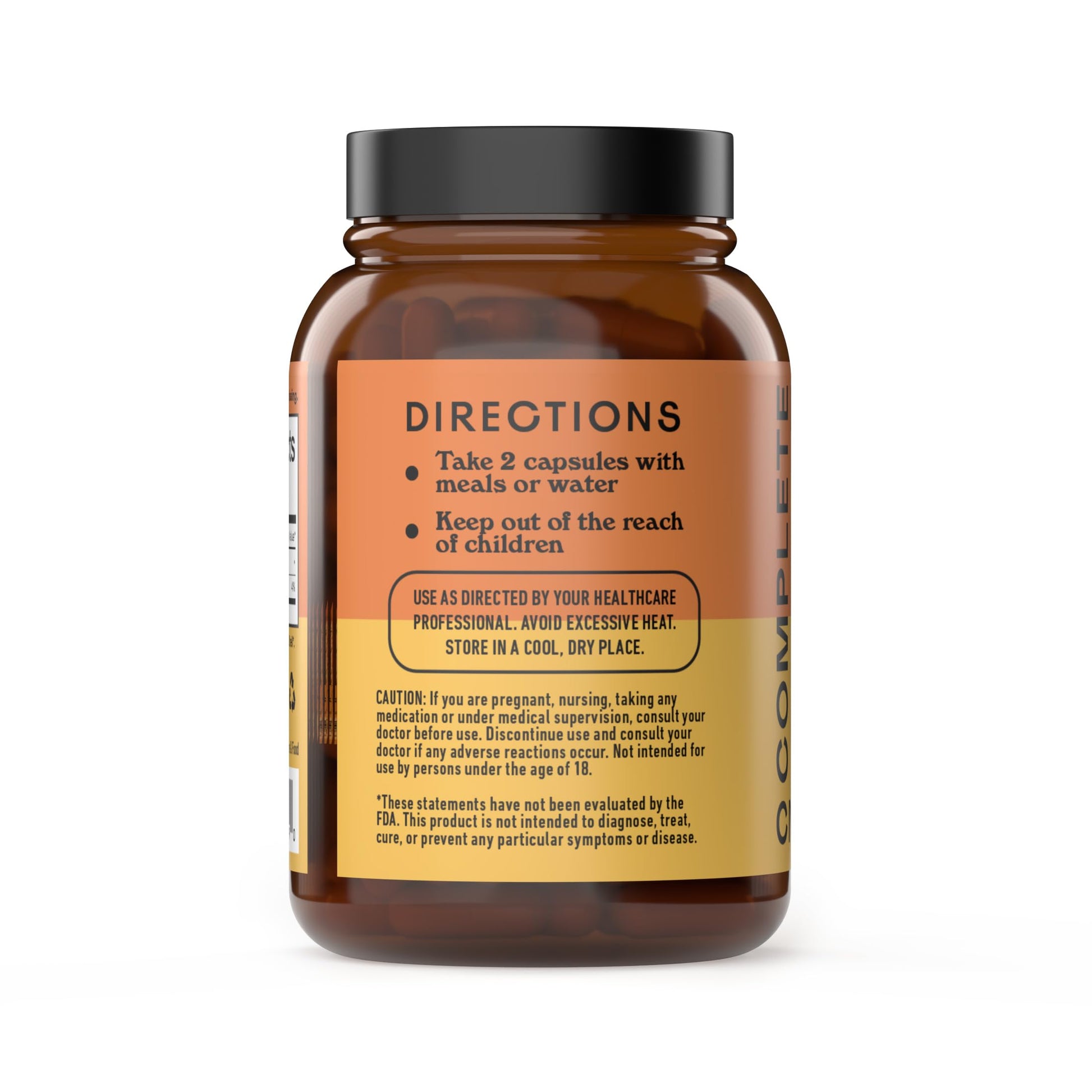 Complete Natural Products Organic Papaya Capsules for digestive health and gut support