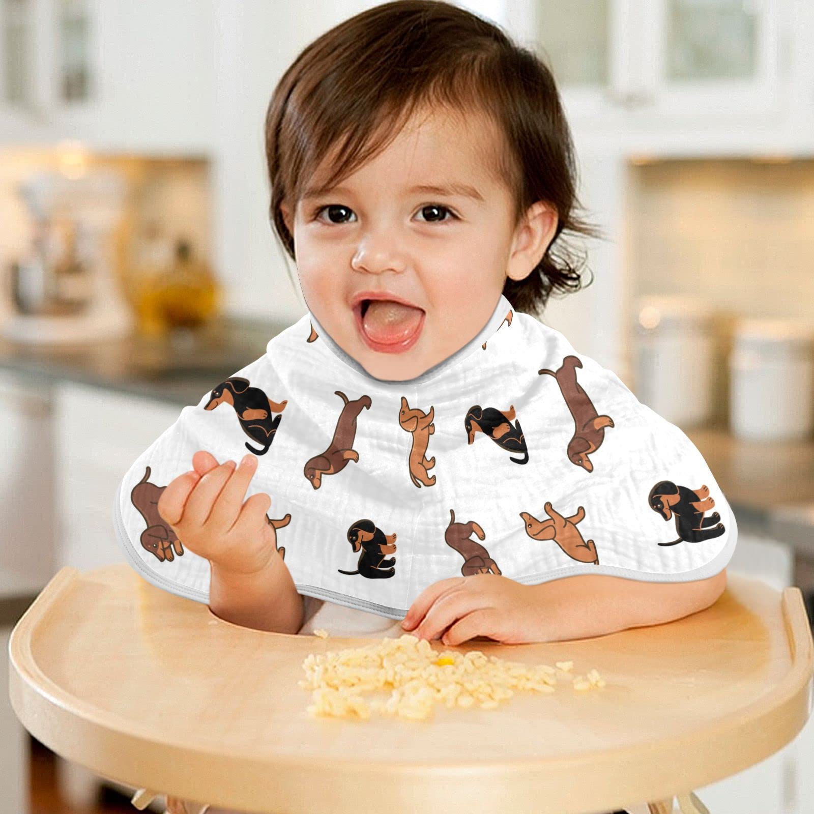High quality cotton muslin face towel for babies 22 by 11 inch