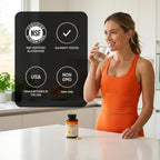 Back panel of NatureWise vitamin C supplement showing directions