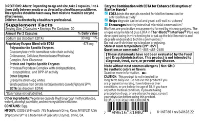 Imported Klaire Labs InterFase Plus gut health supplement allergen safety warning