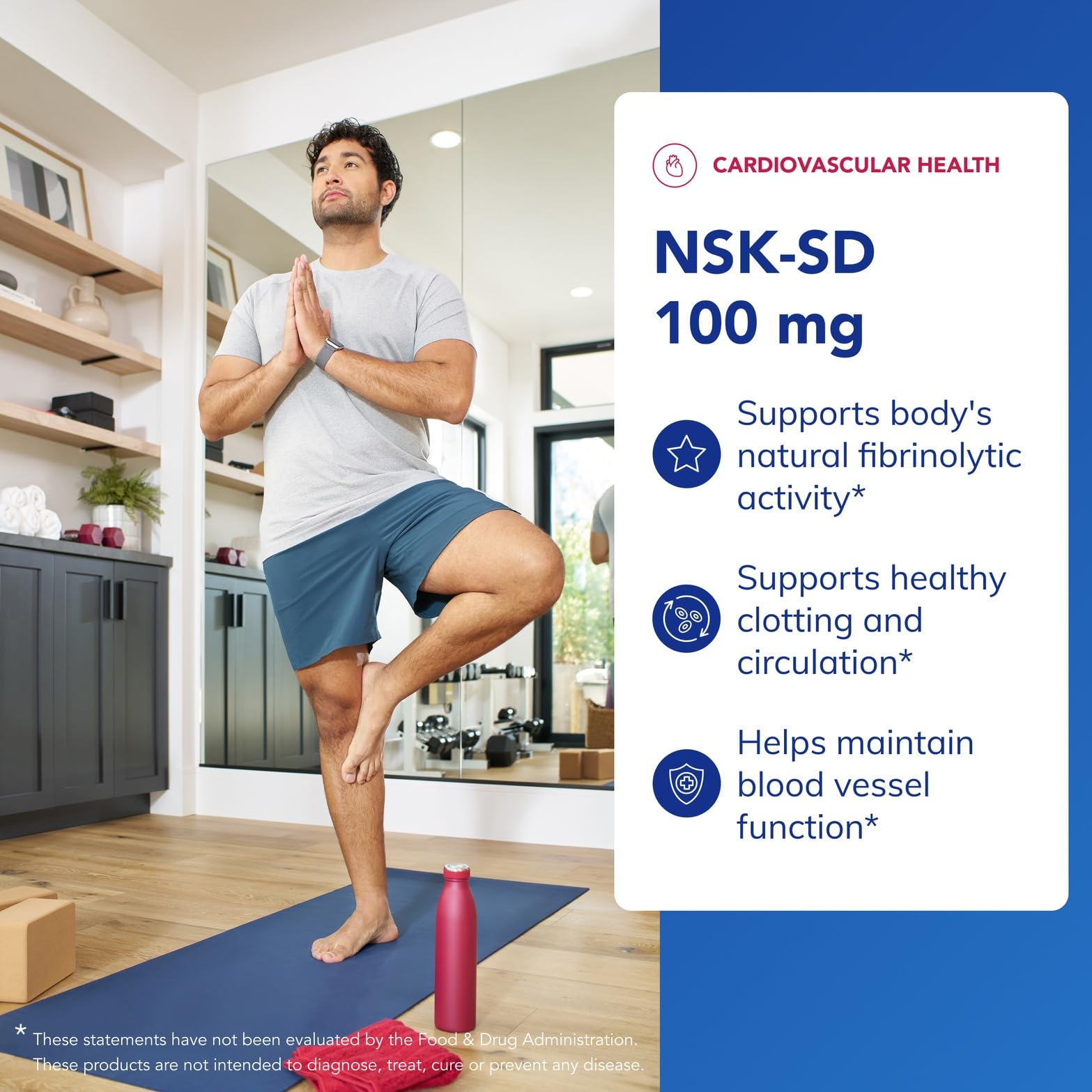 Back label of Pure Encapsulations NSK-SD showing allergen-free status and recommended dosage instructions.