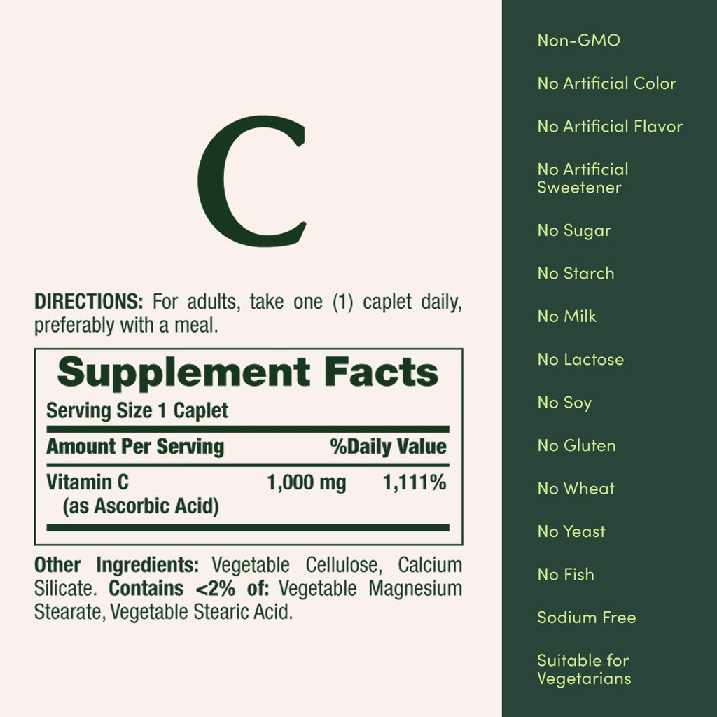 Natures Bounty antioxidant health caplets bottle packaging
