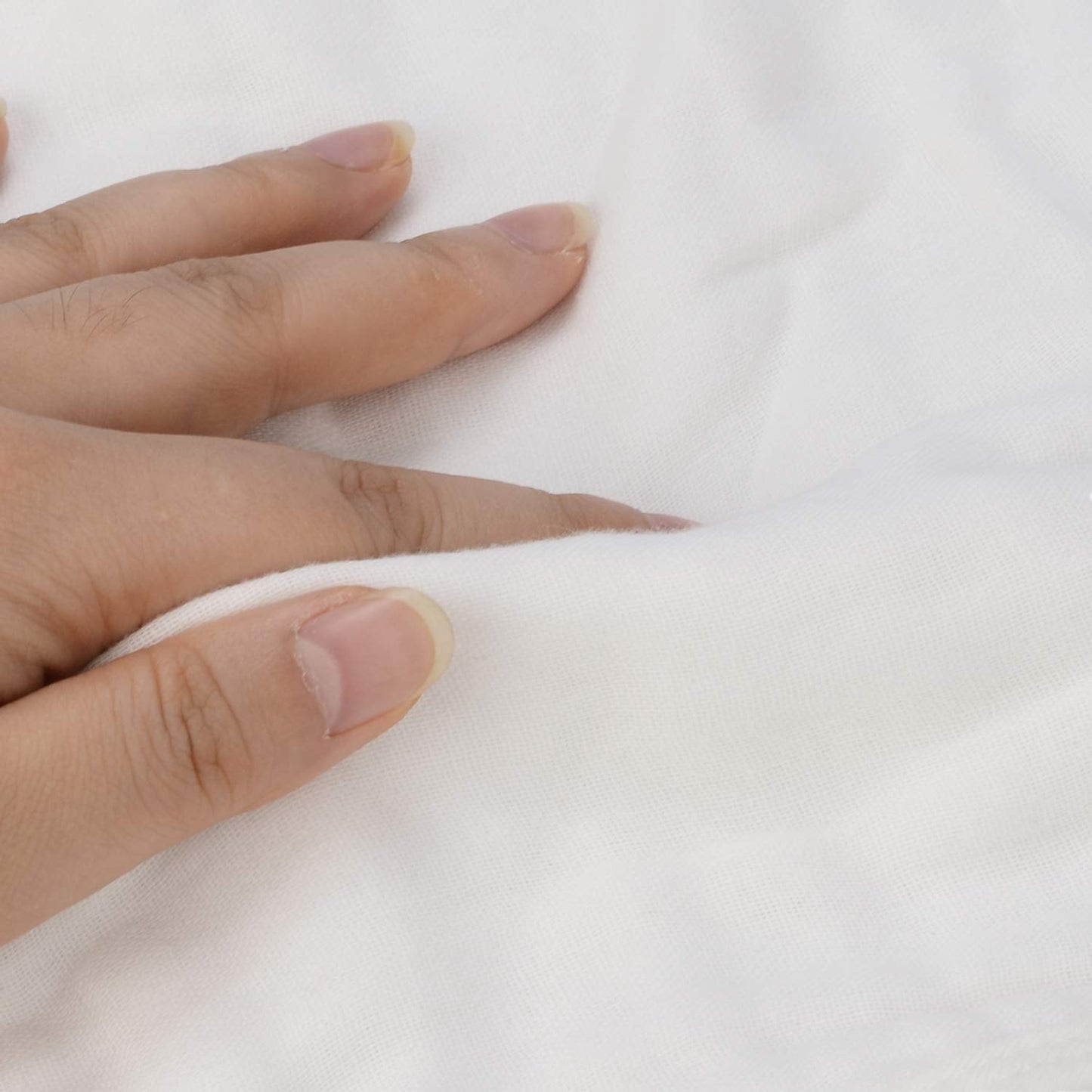 Mukin burp cloths folded showing multi-layer absorbent design