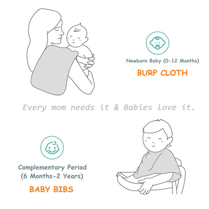 High quality cotton muslin fabric detail for baby hygiene
