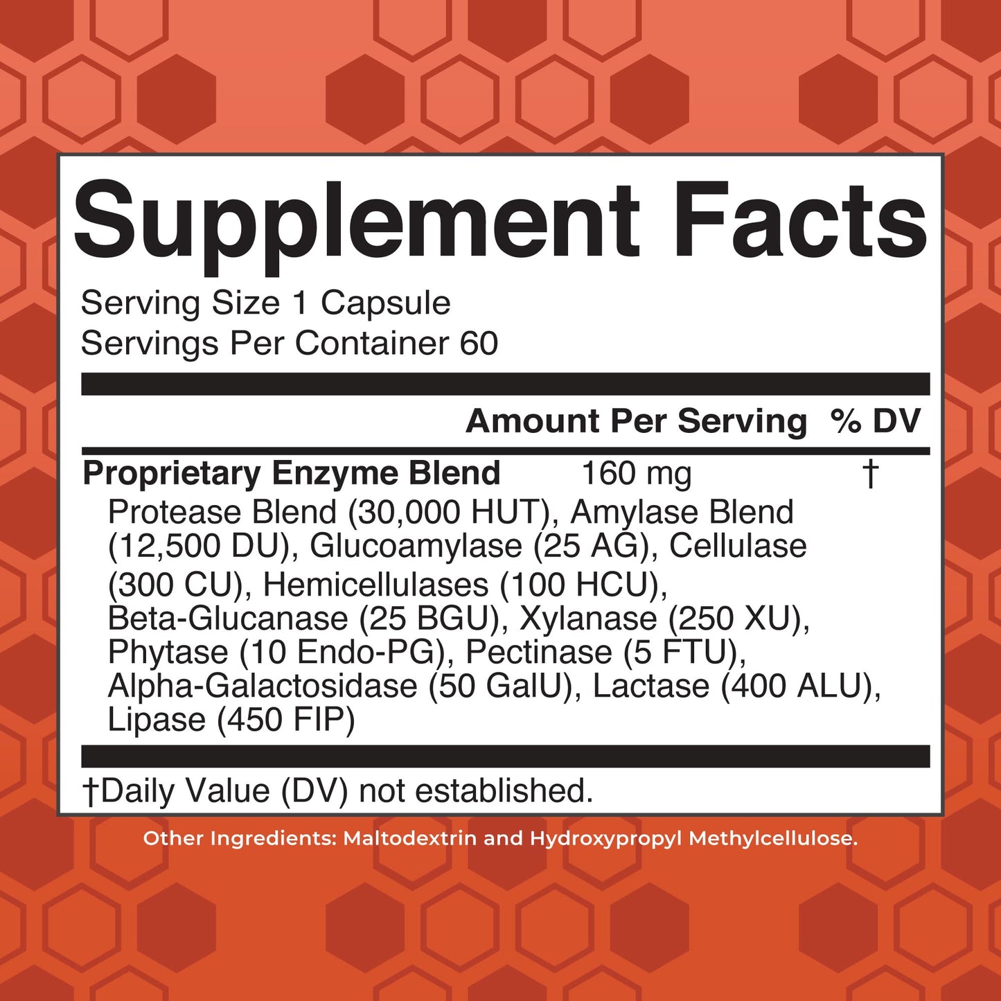 MaryRuth Organics Gluten Relief supplement packaging showing clean label project certification.