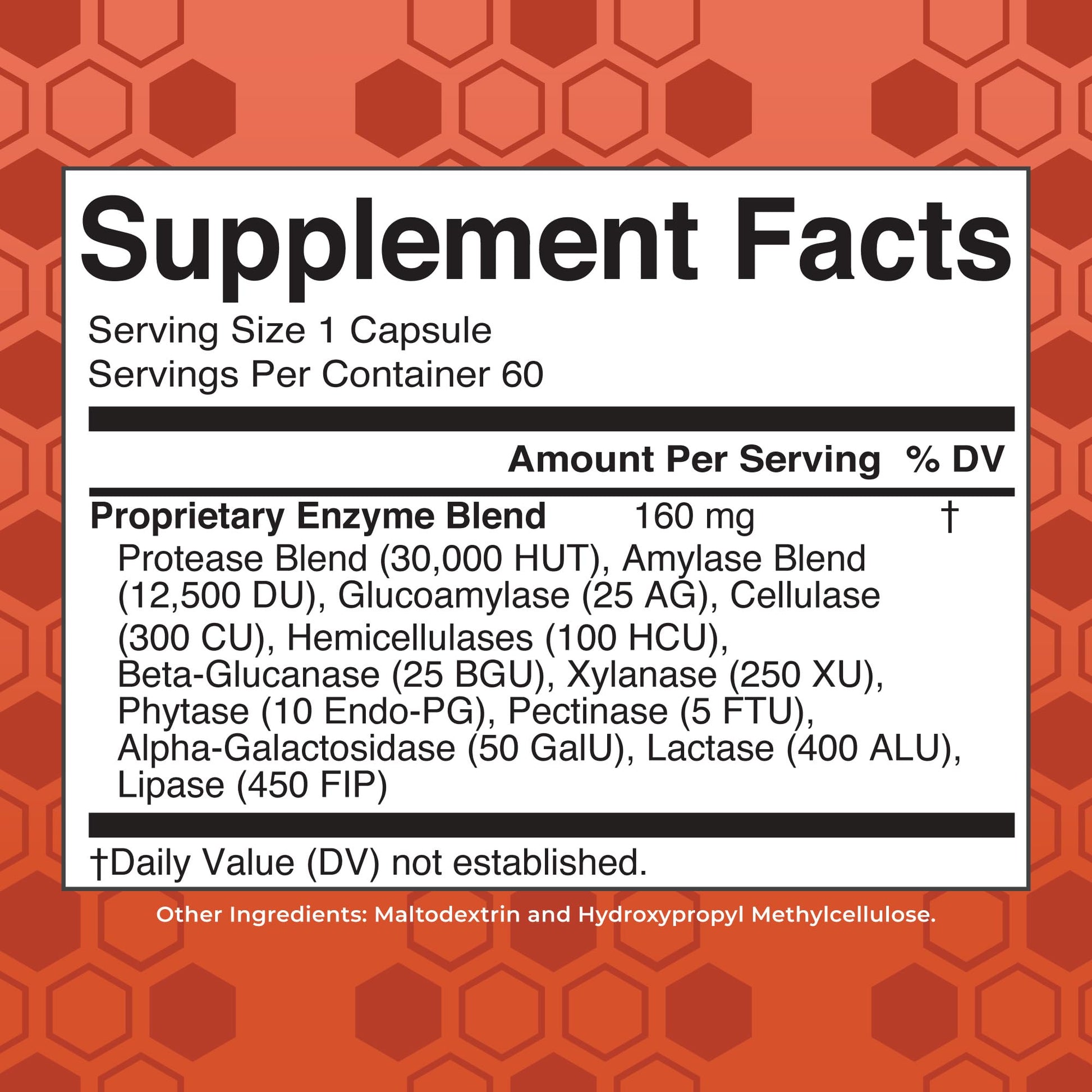 MaryRuth Organics Gluten Relief supplement packaging showing clean label project certification.