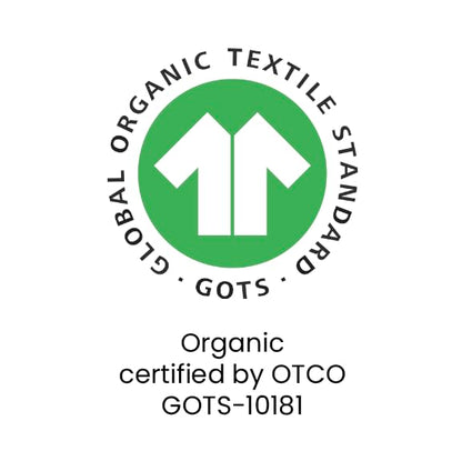 Close-up texture of 4-layer organic cotton muslin fabric