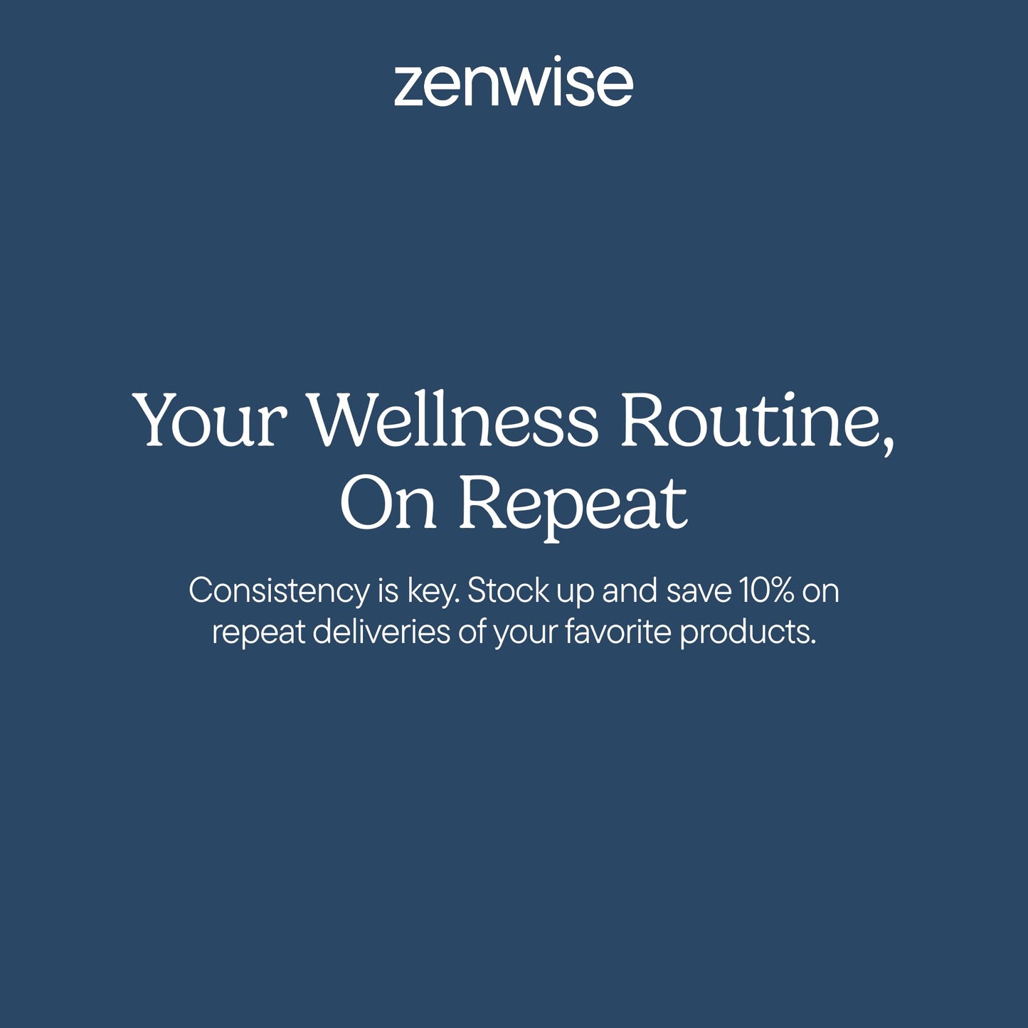 Zenwise Health women's supplement packaging indicating shelf stable no refrigeration formula.
