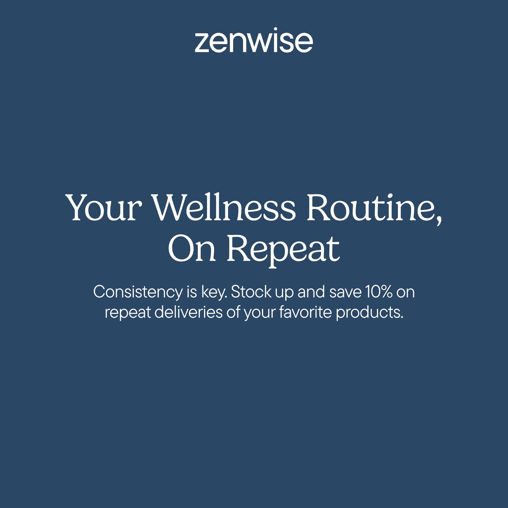 Zenwise Health women's supplement packaging indicating shelf stable no refrigeration formula.