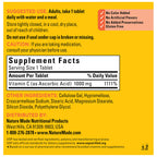 Nature Made vitamin c packaging and box overview