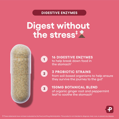 Authentic Physician's Choice imported digestive wellness supplement vegan capsules close up