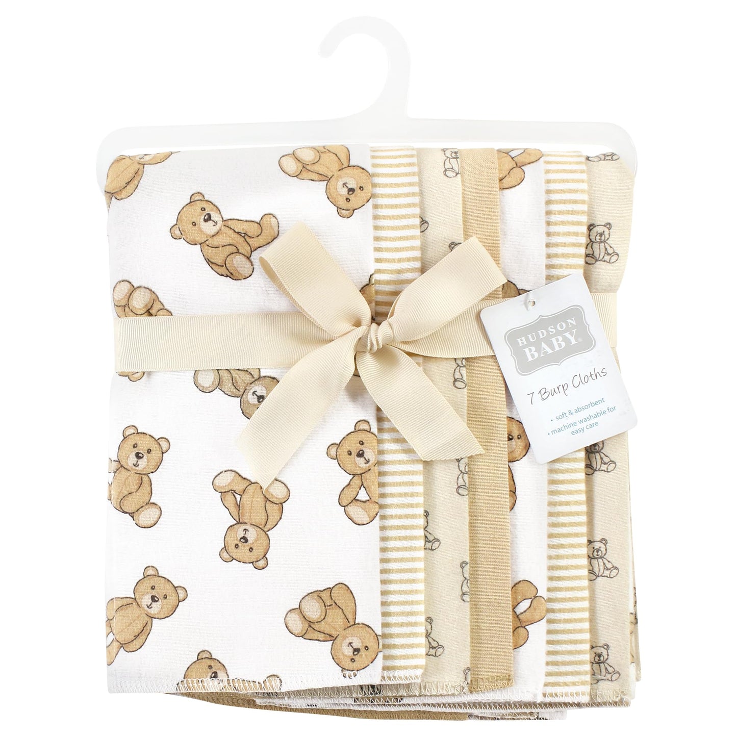 Close up of soft flannel fabric texture on Hudson baby cloths