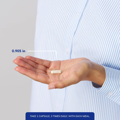 Pure Encapsulations Digestive Enzymes bottle showcased on a clean wellness display counter