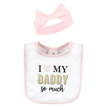 Hudson Baby unisex accessory set neatly arranged for baby gift