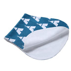 Four pack Arnzion baby burp cloths in assorted prints