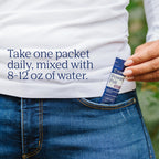 Trace Minerals Power Pak powder mixed in a glass of water