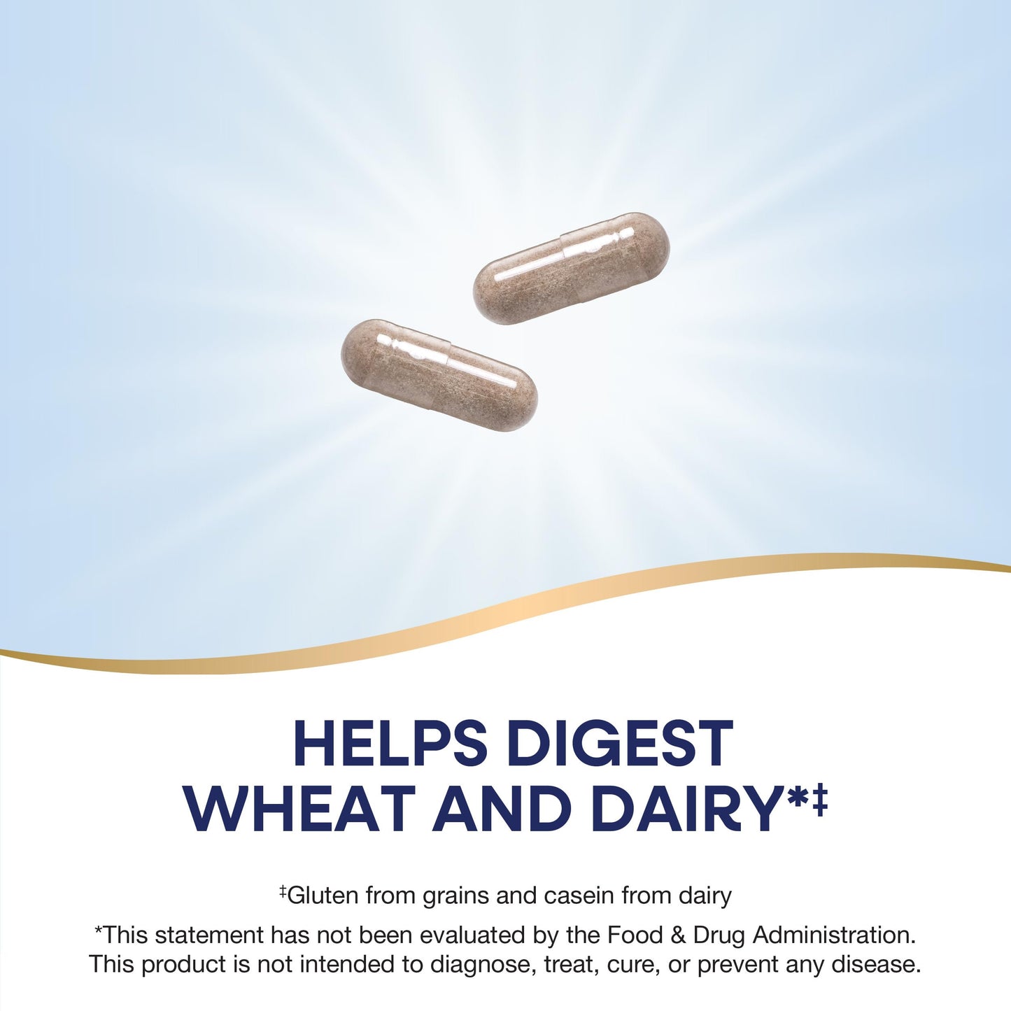 Authentic imported USA formulation of Gluten Defense capsules by Nature's Way