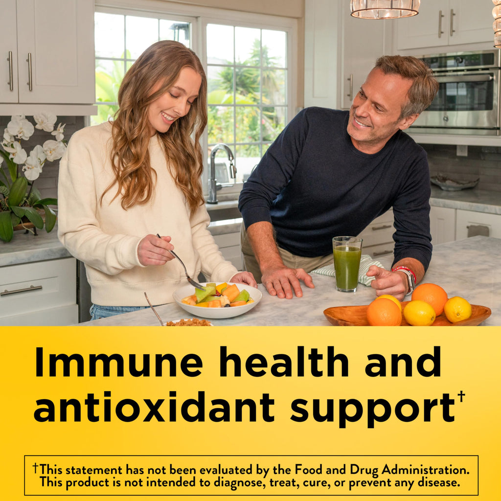 Nature Made Super C dietary supplement label ingredient details
