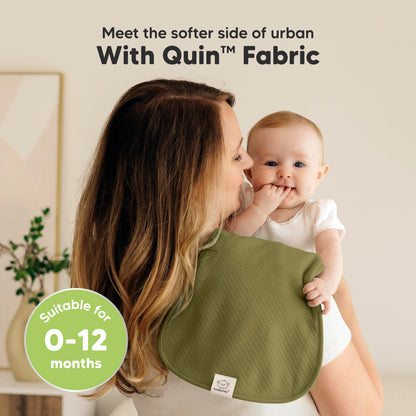 KeaBabies burp cloths showing absorbent fabric texture