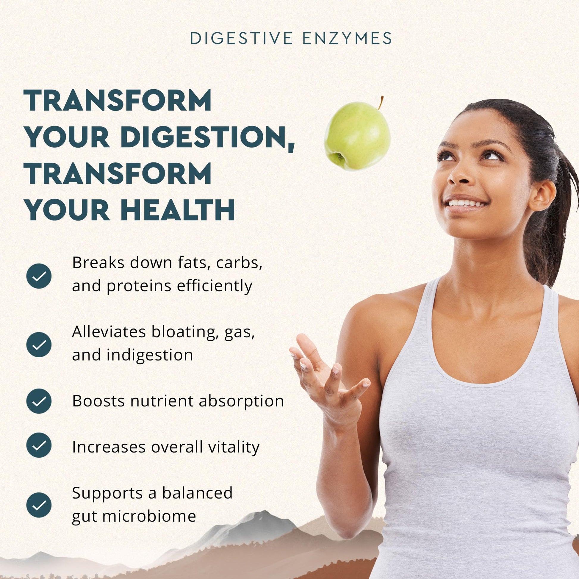 Authentic USA imported Ancestral Supplements gut health capsules for bloating relief.