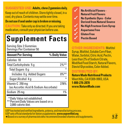 Nature Made 50 day supply daily wellness supplement bottle top view