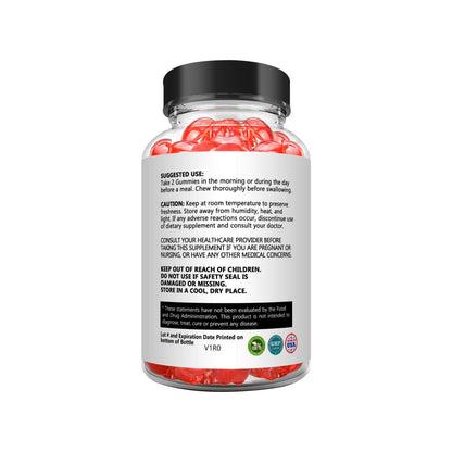Kivus Let's Keto advanced formula metabolism support gummies packaging details