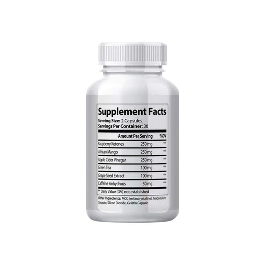Ozen Vitta natural formula 60 vegan capsules packaging details and nutritional facts.