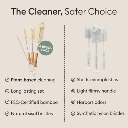 FSC certified bamboo handle detail with cotton hanging loop