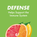 Halls Defense immune support supplement bag side profile
