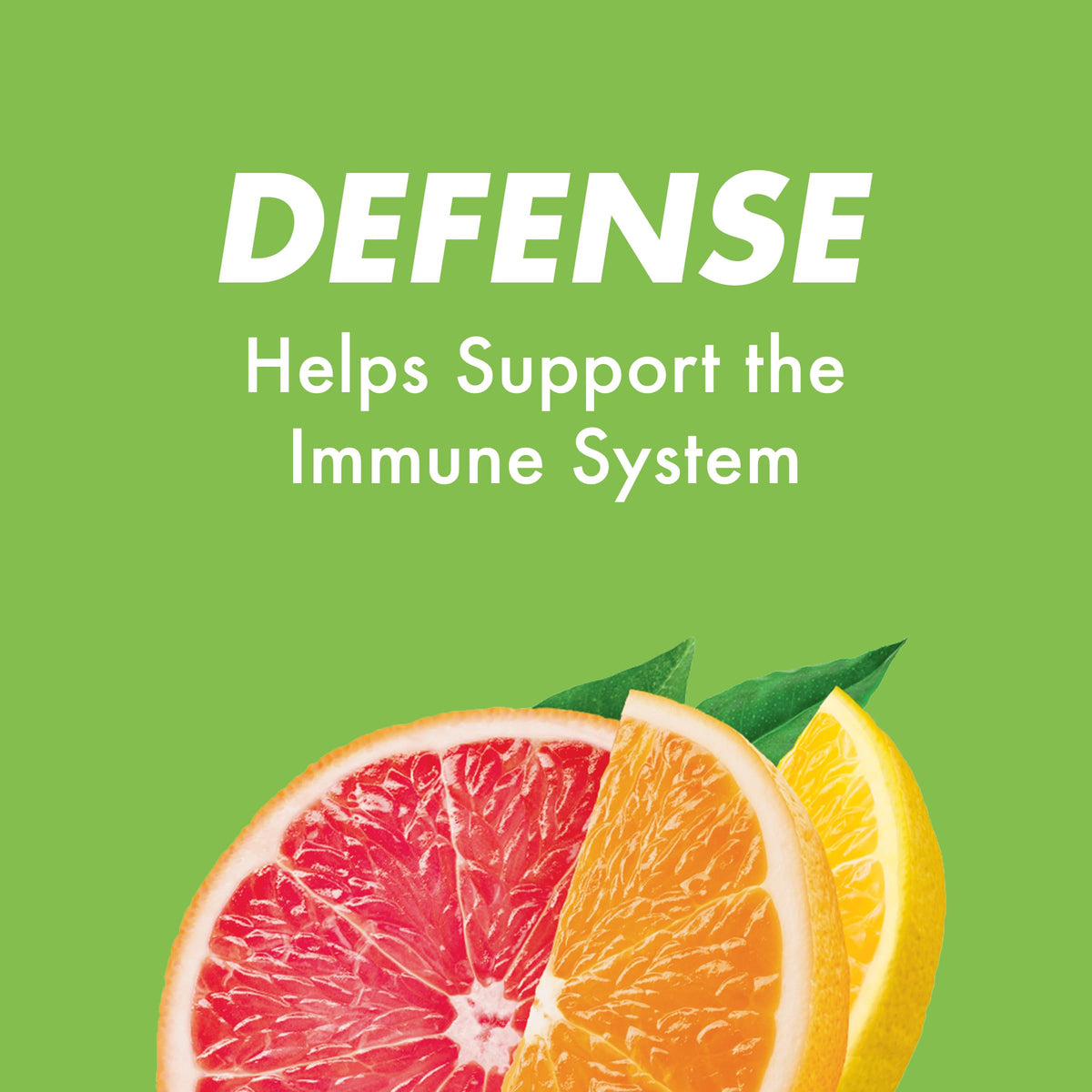 Halls Defense immune support supplement bag side profile