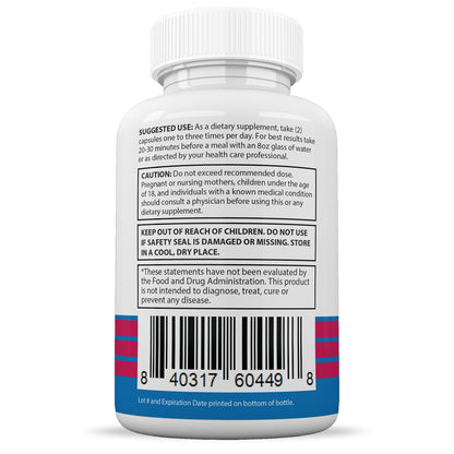 Justified Laboratories Lean Time Keto premium dietary supplement capsule container showing safety seal details.