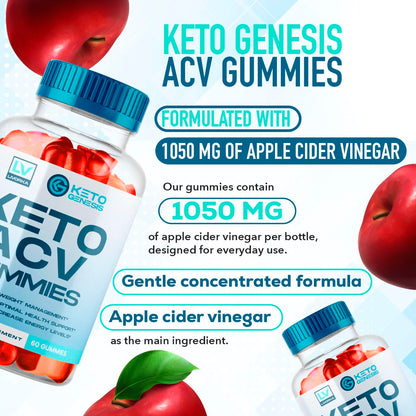 Livorka Keto Genesis ACV supplement two pack nutritional facts label