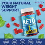 Vitalena Nature Keto Burn Gummies sealed safety cap packaging view