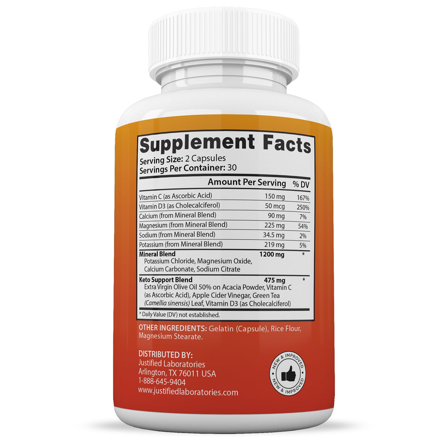 Keto GT Extreme apple cider vinegar and green tea capsules expiration details