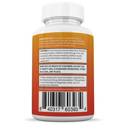 Justified Laboratories exogenous ketone support capsules showing full package contents