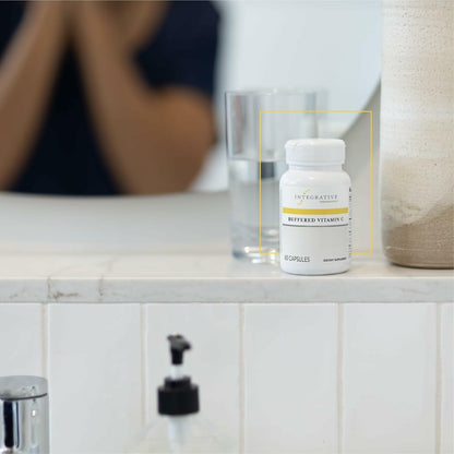 Close up view of premium vegan capsule dietary supplement from Integrative Therapeutics USA