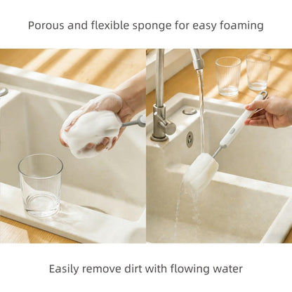 Detachable handle feature of the Leixterich cup cleaning brush