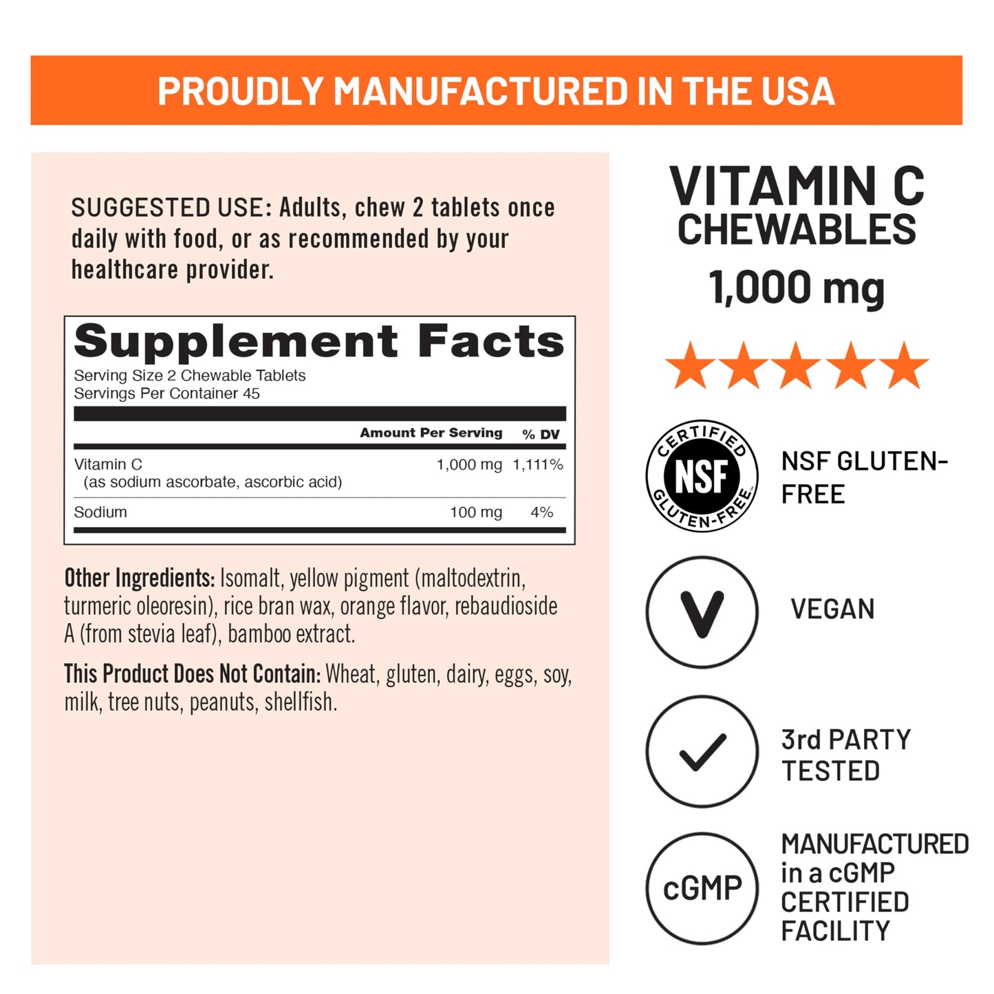 NatureWise Vitamin C Chewable 1000mg outer seal verification ensuring untampered quality control.