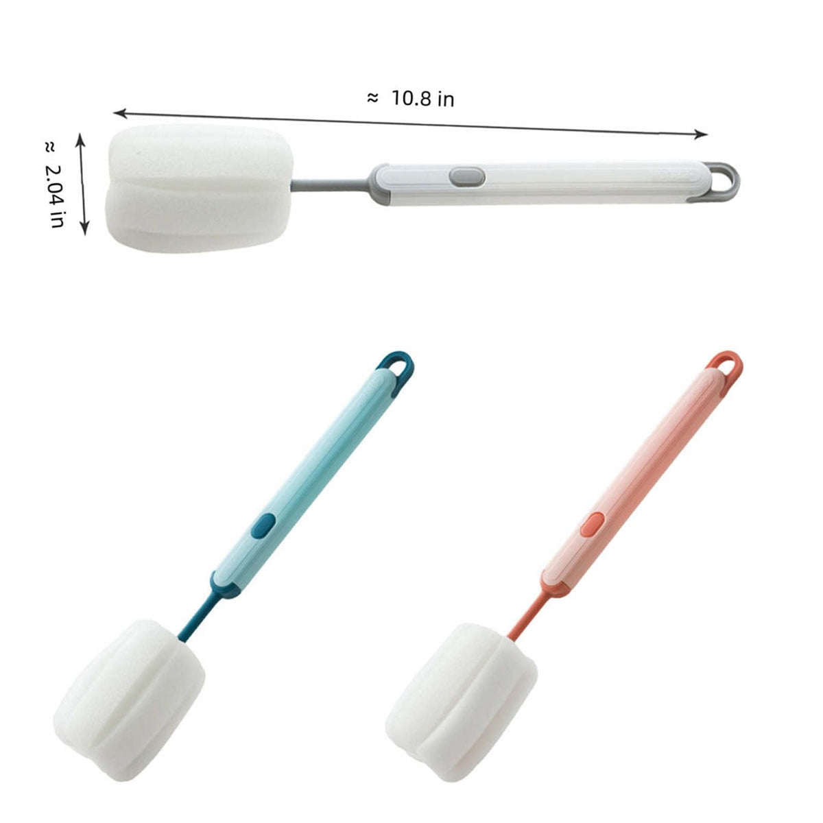 Three piece set of Leixterich bottle cleaning brushes