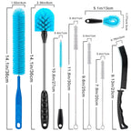 Swktpp multi-piece brush set for water bottles and straws