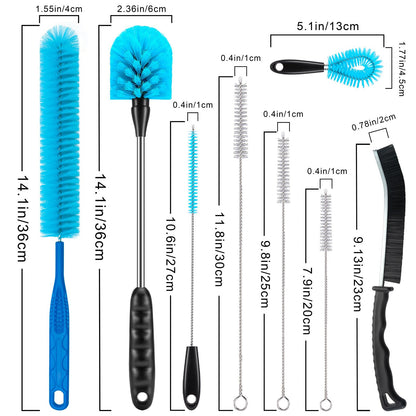 Swktpp multi-piece brush set for water bottles and straws