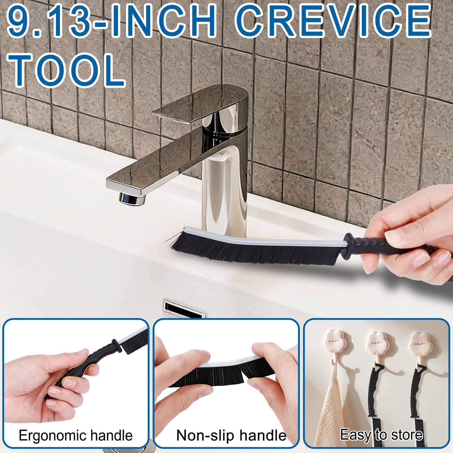 Swktpp cleaning brush set with organized storage holder