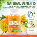Just Nutrients Vitamin C gummies dietary attributes and certification info