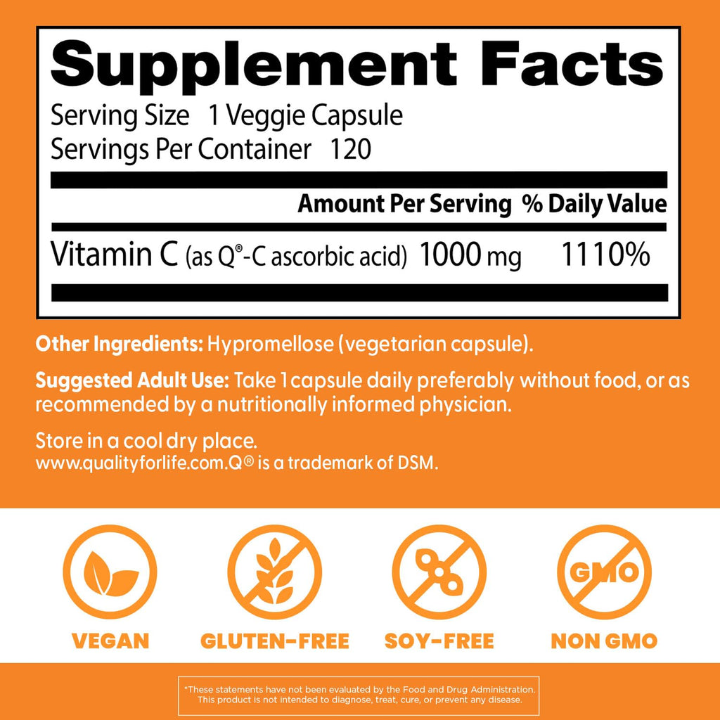 Doctor's Best Vitamin C vegetarian capsule close up texture