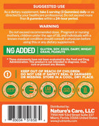 Just Nutrients Vitamin C gummies natural orange and cream soda flavor display