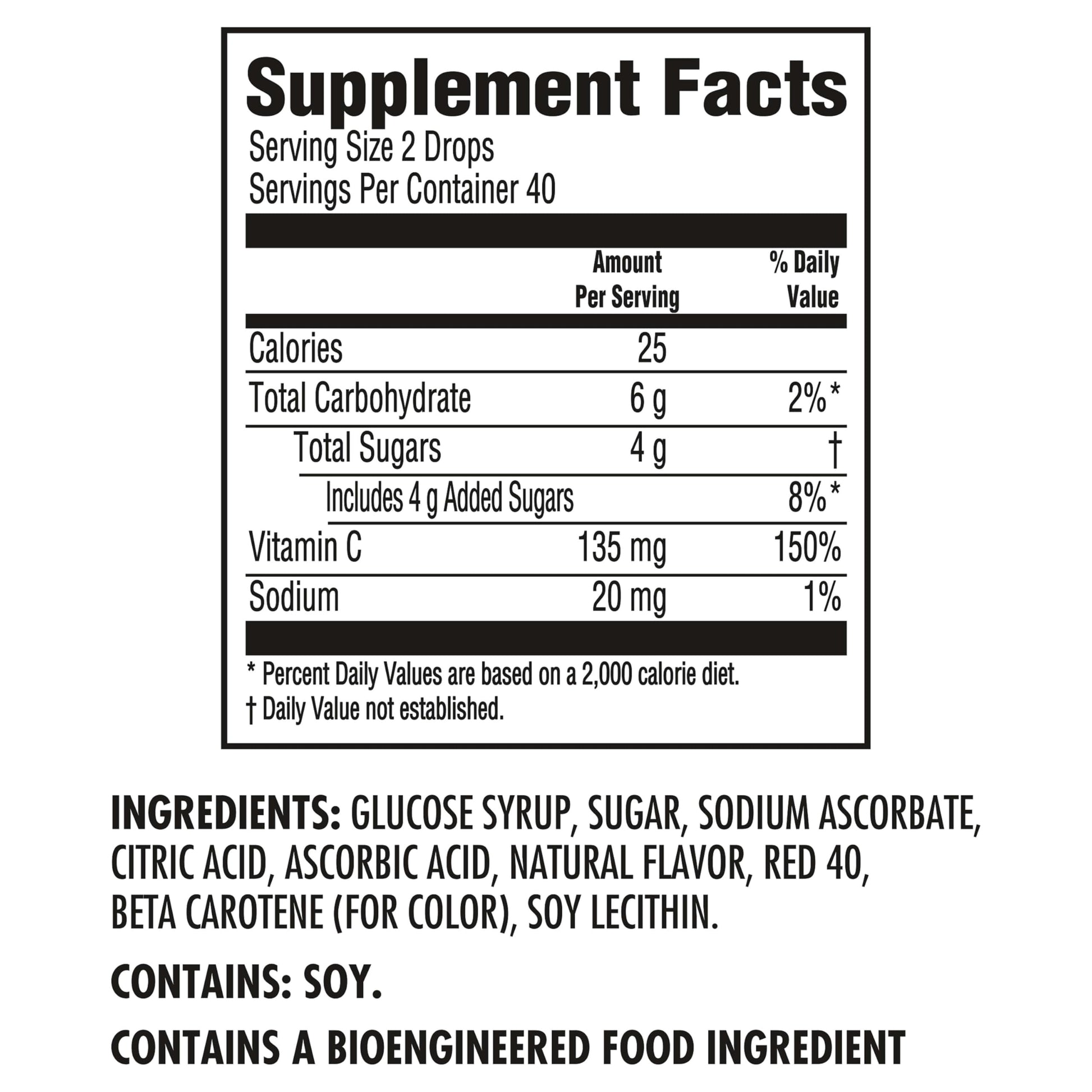 Halls Defense dietary supplement economy pack back label showing nutrition facts