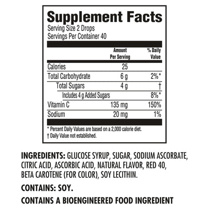 Halls Defense dietary supplement economy pack back label showing nutrition facts