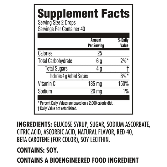 Halls Defense dietary supplement economy pack back label showing nutrition facts