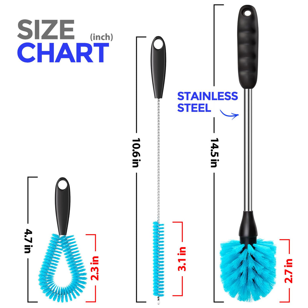 Holikme kitchen brush set storage on hook